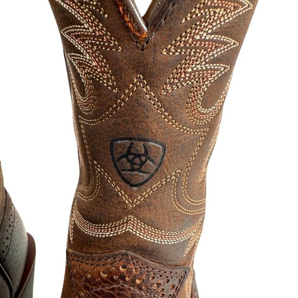 Ariat Heritage Roughstock Cowboy Boots 10002227(34824) Western Mens Size 9D EUC - Picture 6 of 8